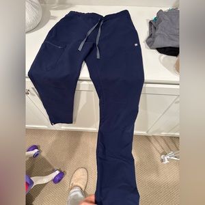 Figs Navy Skinny Pants
